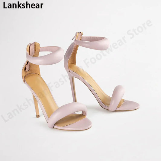 Sandales à Talons Aiguilles Dorées – Élégance & Confort Glamour