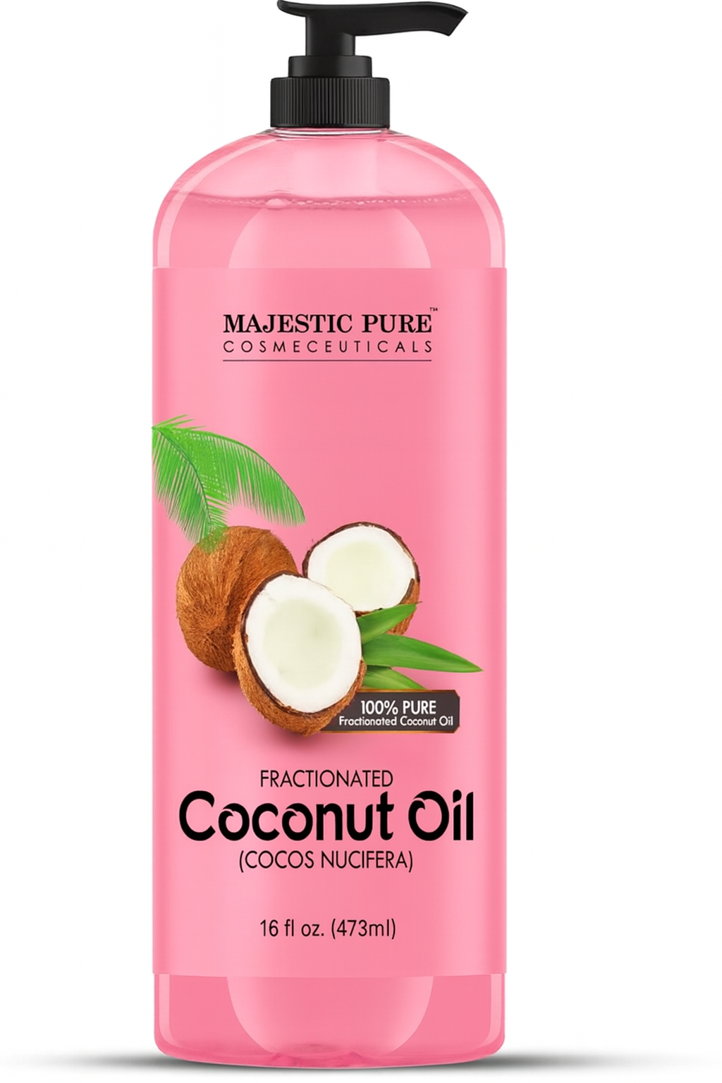 Majestic Pure – Fractionated Coconut Oil 16 oz