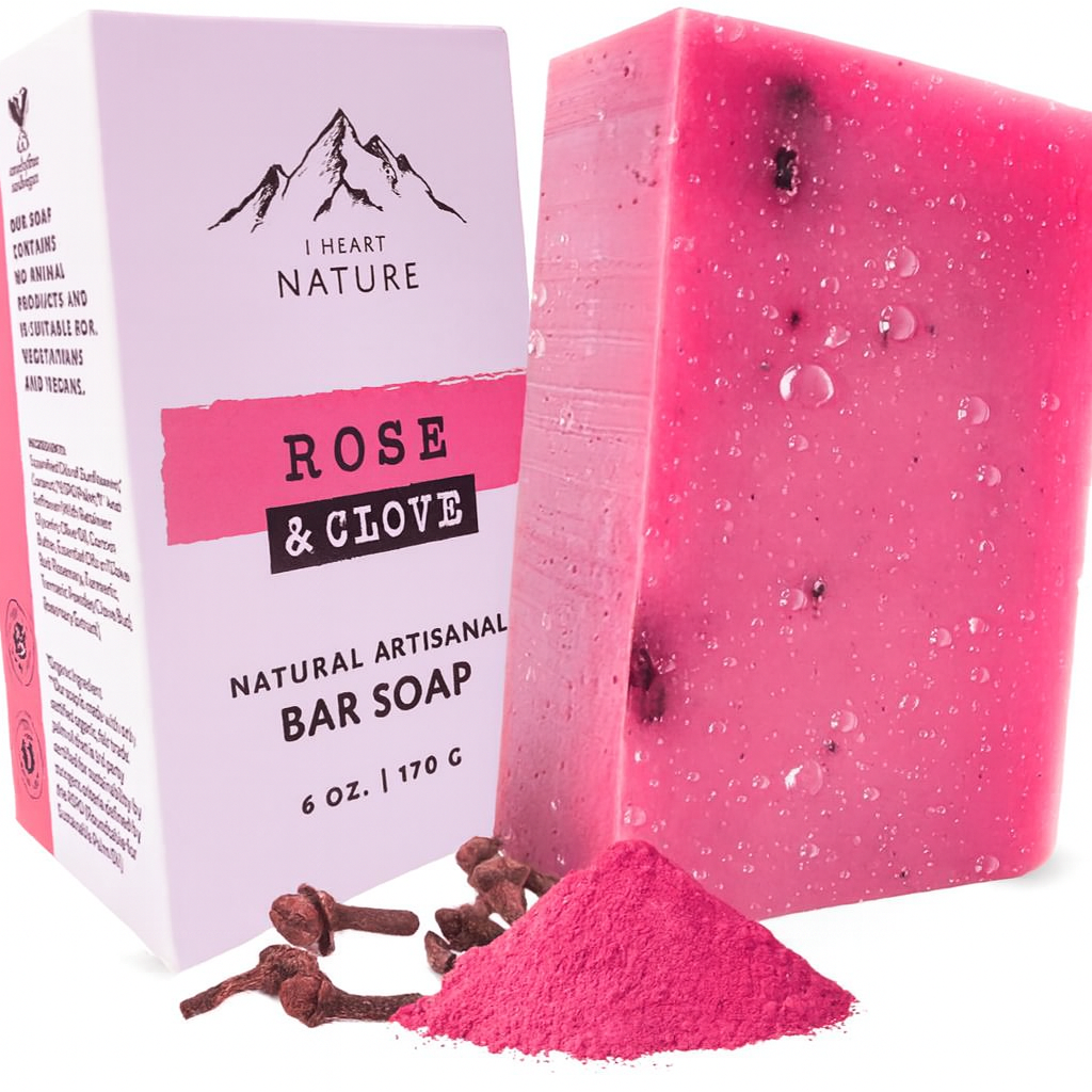 Savon Éclaircissant à la Rose – Face & Body