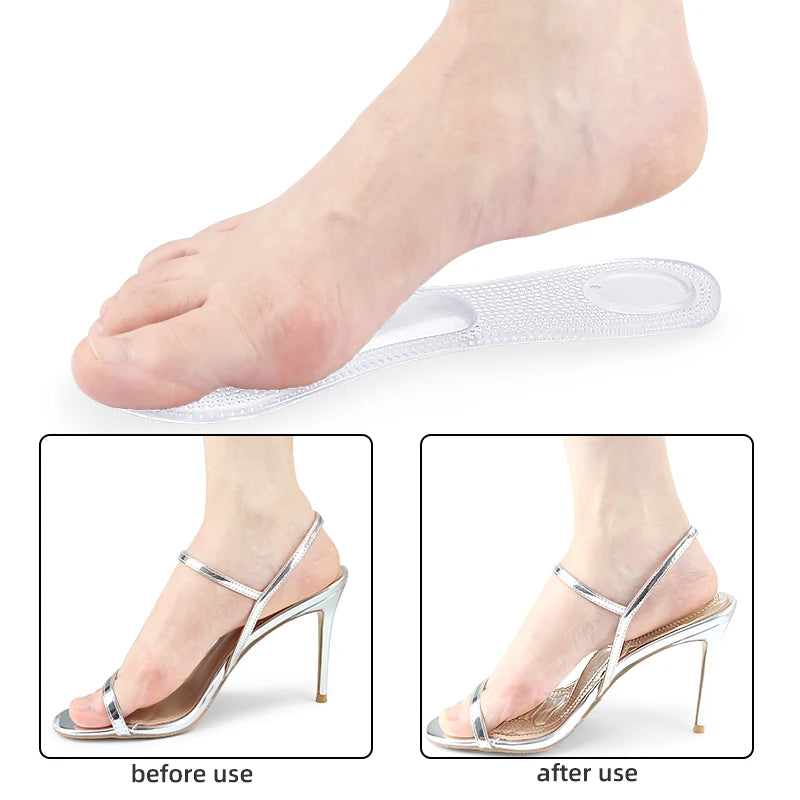 Coussins adhésifs confort pour talons hauts – Inserts en gel antidérapants pour femmesSi
