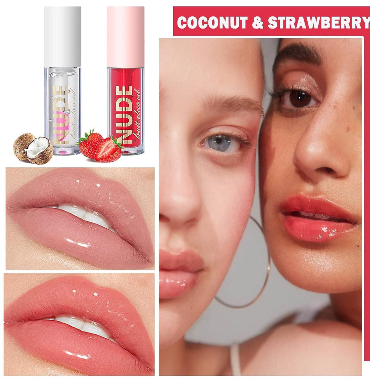 GlowMis™ Lip Oil & Plumping Gloss – Hydratant & Ultra Brillant