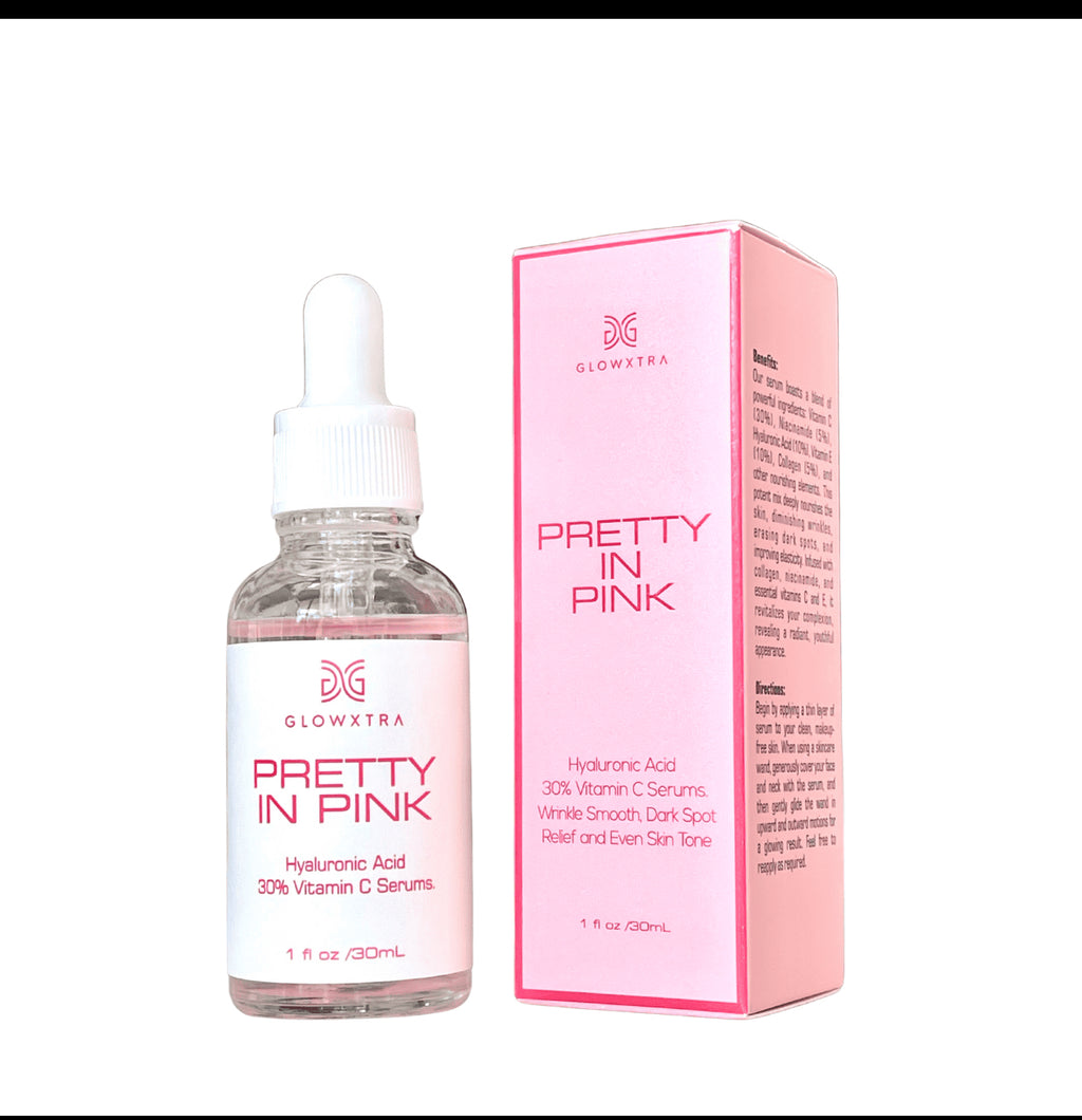 GlowMis Pretty In Pink – Sérum Éclat Vitamin C 30% + Acide Hyaluronique