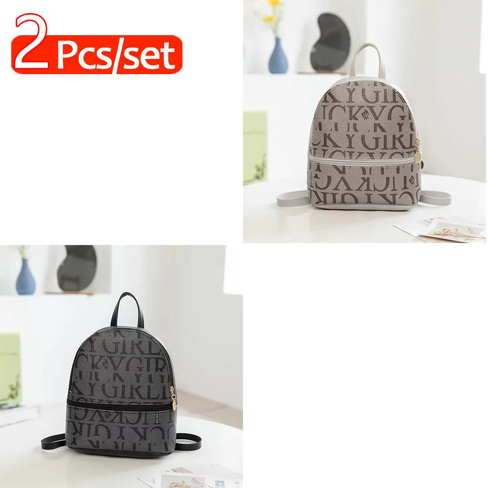 Mini Sac à Dos Fashion Rétro – Chic & Élégant