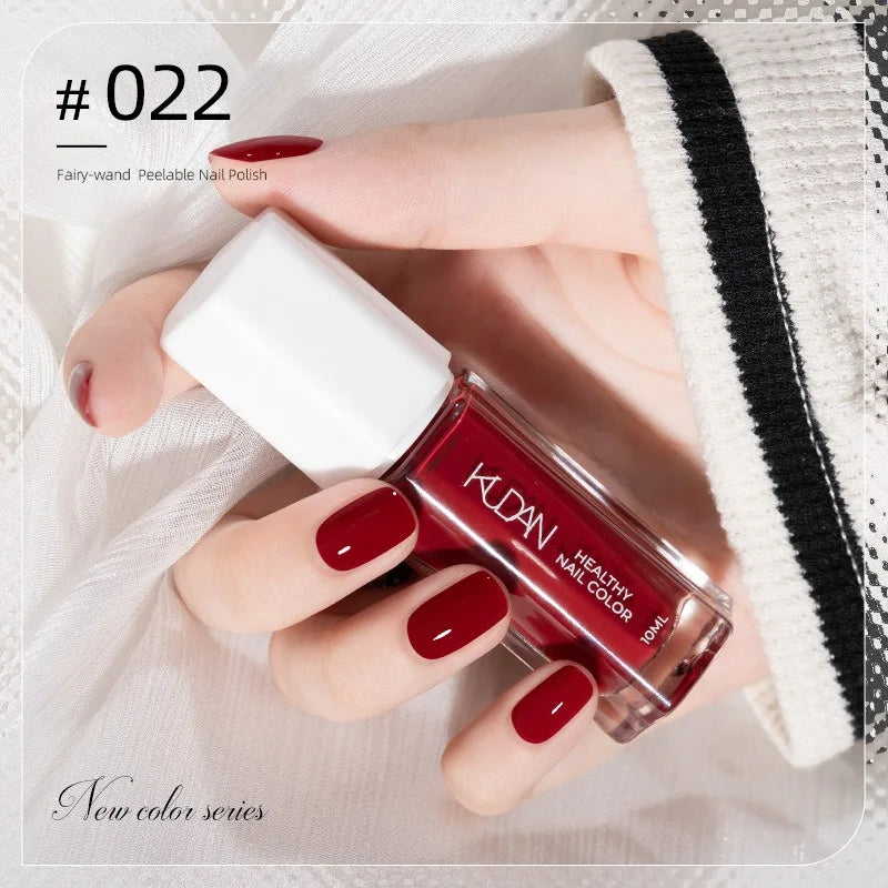 Vernis à Ongles Peel-Off à Base d’Eau – 40 Couleurs