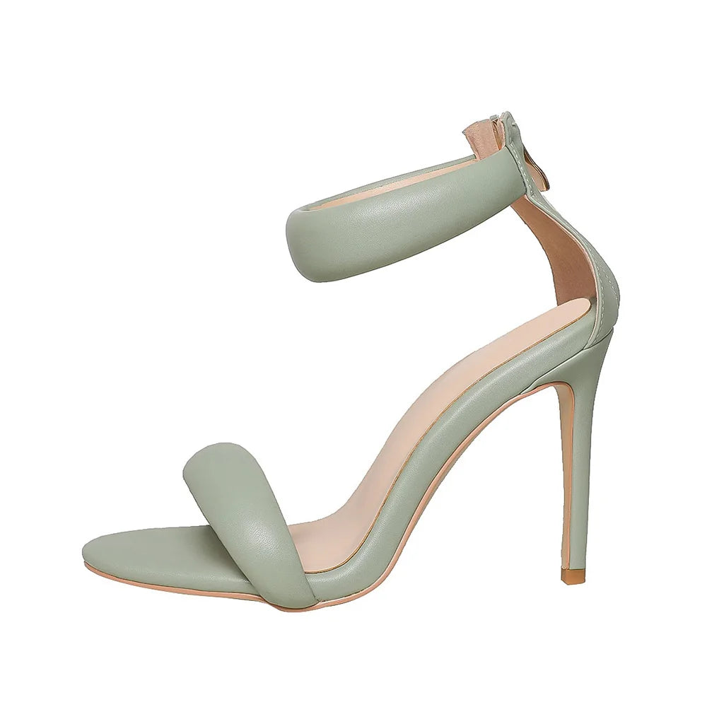 Sandales à Talons Dorées Élégance 2025 – GlowMis Collection