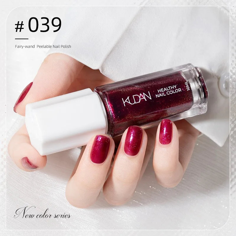 Vernis à Ongles Peel-Off à Base d’Eau – 40 Couleurs
