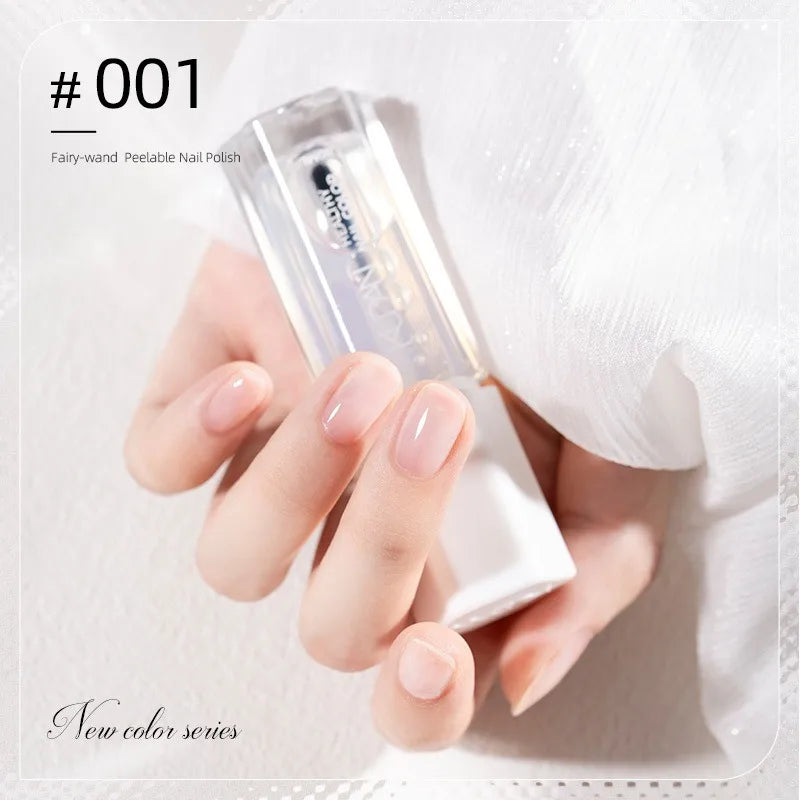 Vernis à Ongles Peel-Off à Base d’Eau – 40 Couleurs