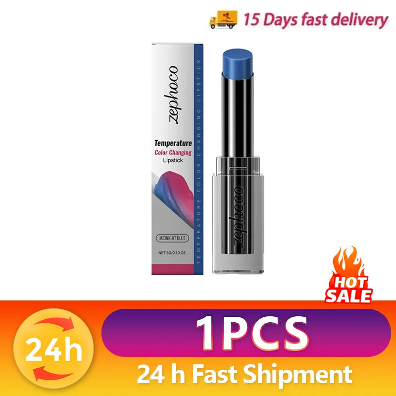 Baume à Lèvres Magique Bleu Nuit – Changement de Couleur