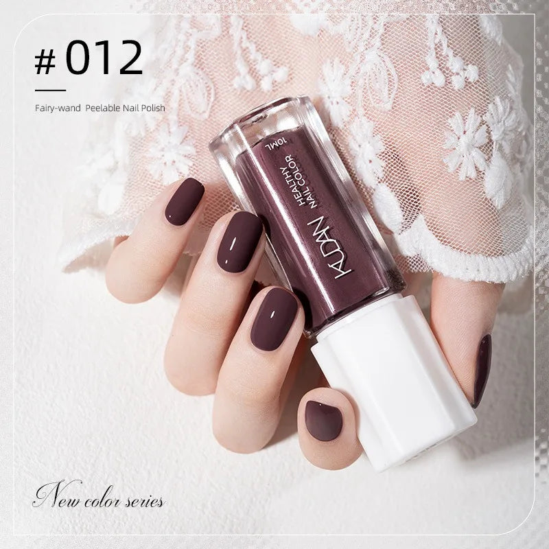 Vernis à Ongles Peel-Off à Base d’Eau – 40 Couleurs