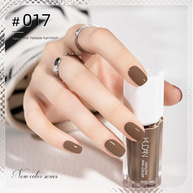 Vernis à Ongles Peel-Off à Base d’Eau – 40 Couleurs