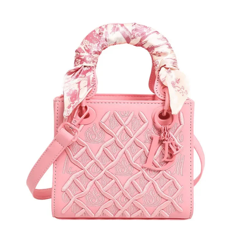 Sac à Main Monogramme Rose – Élégant & Polyvalent