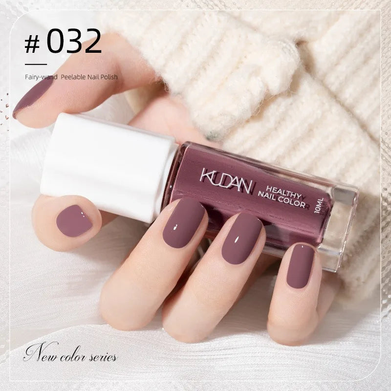 Vernis à Ongles Peel-Off à Base d’Eau – 40 Couleurs