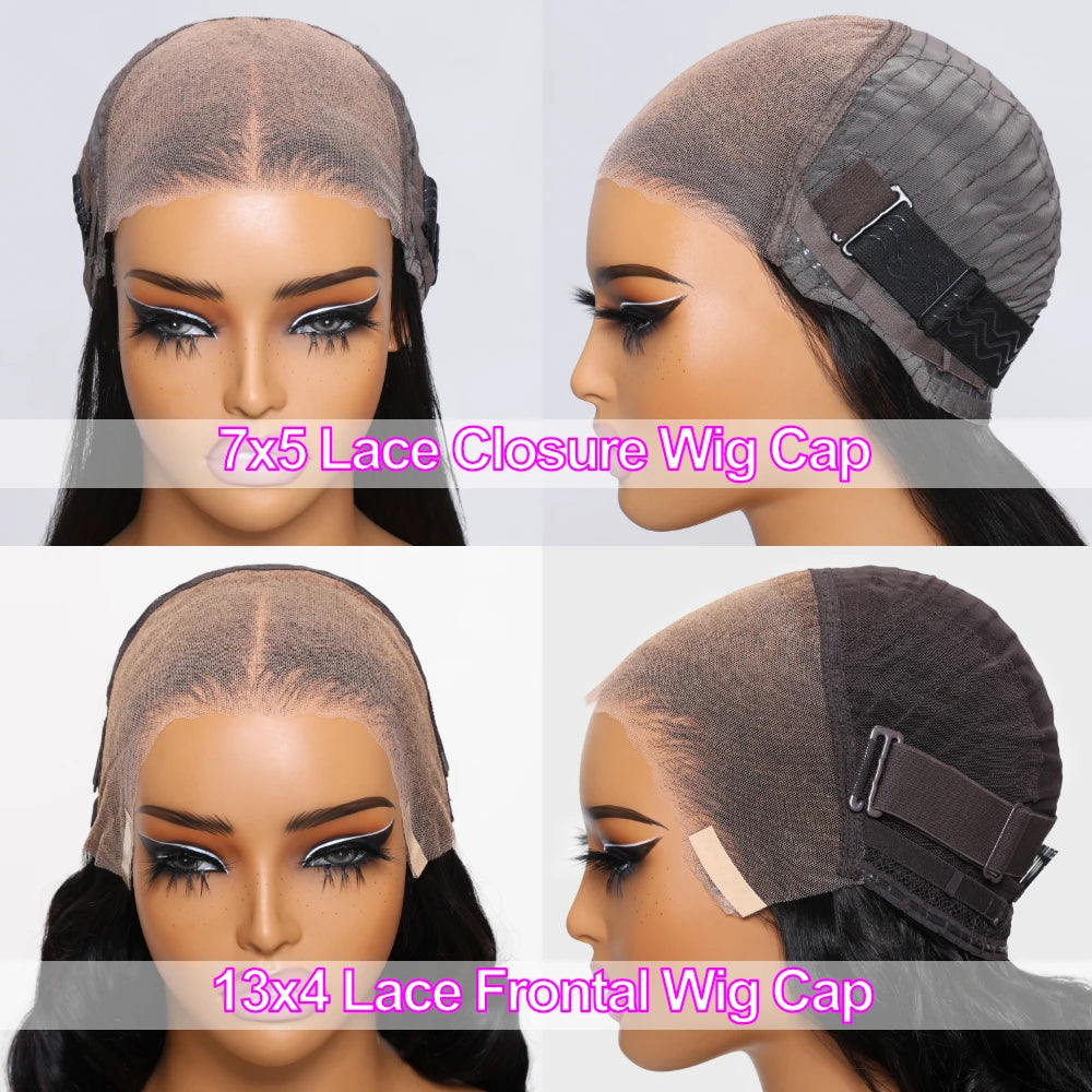 Perruque Yaki Straight HD Lace 7x5 / 13x4 – Pré-Pluckée & Ready-to-Wear