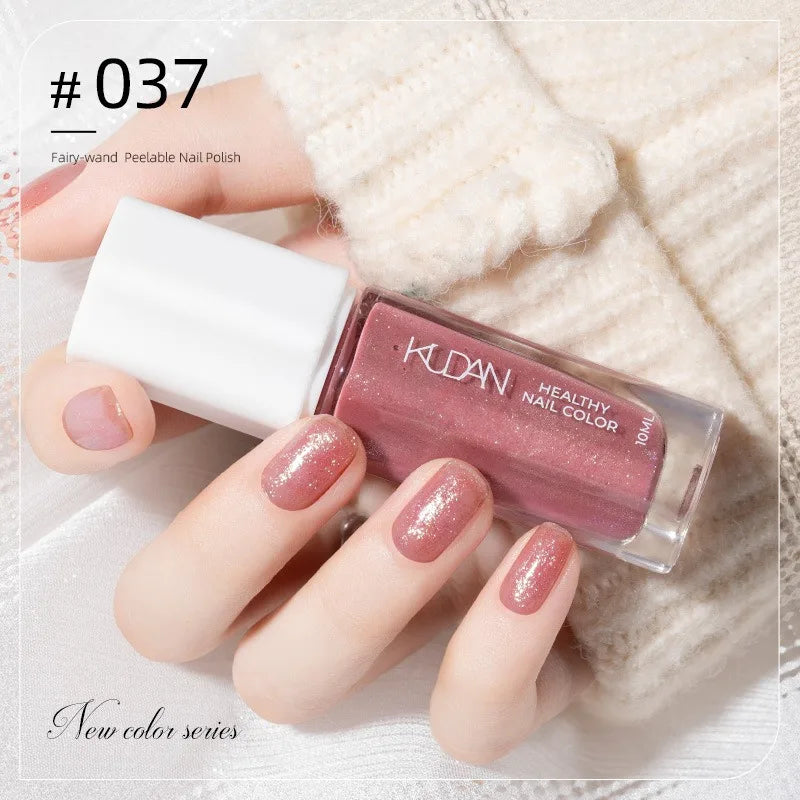 Vernis à Ongles Peel-Off à Base d’Eau – 40 Couleurs