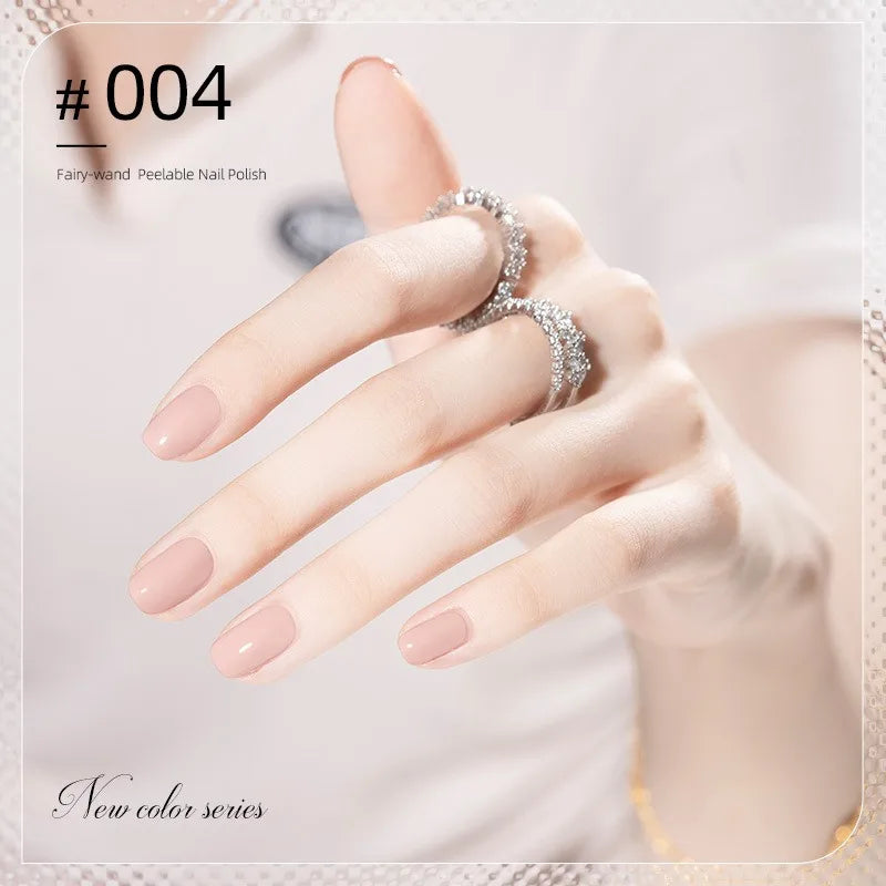 Vernis à Ongles Peel-Off à Base d’Eau – 40 Couleurs