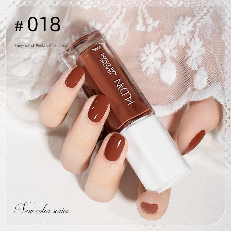 Vernis à Ongles Peel-Off à Base d’Eau – 40 Couleurs