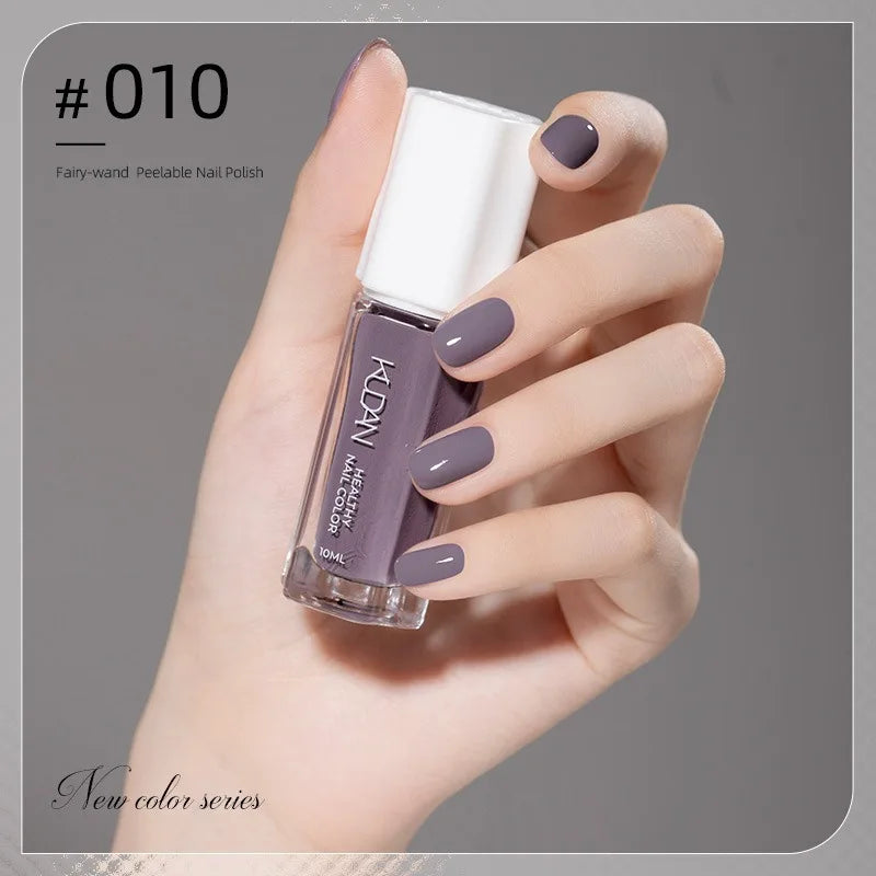 Vernis à Ongles Peel-Off à Base d’Eau – 40 Couleurs