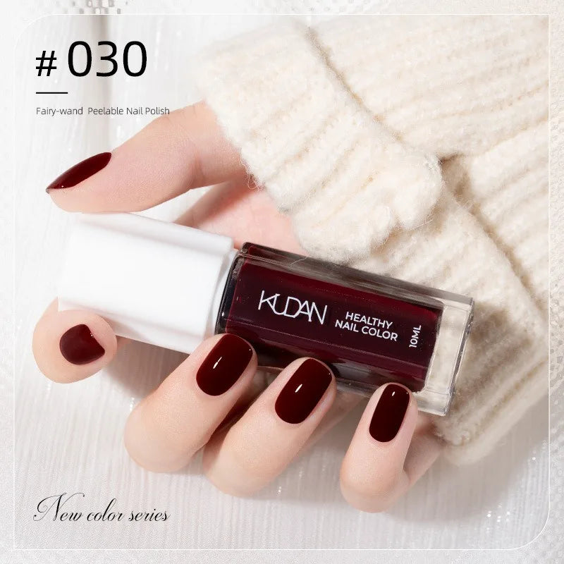 Vernis à Ongles Peel-Off à Base d’Eau – 40 Couleurs