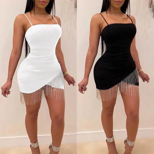 Robe Soirée Luxe à Franges