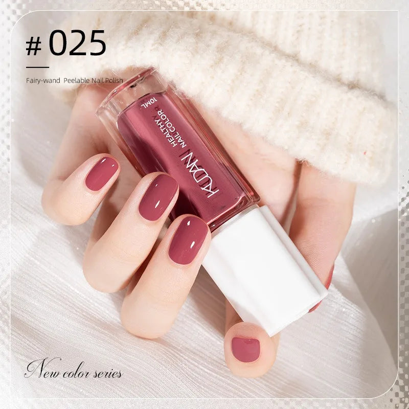 Vernis à Ongles Peel-Off à Base d’Eau – 40 Couleurs