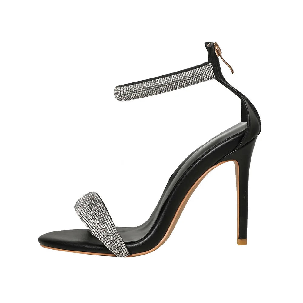 Sandales à Talons Dorées Élégance 2025 – GlowMis Collection