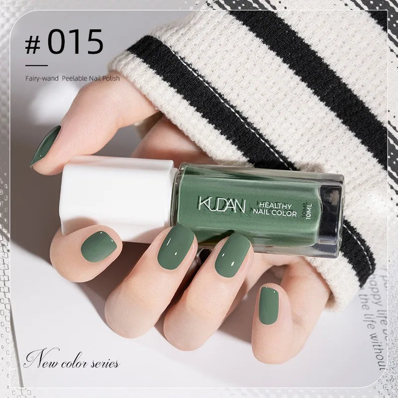 Vernis à Ongles Peel-Off à Base d’Eau – 40 Couleurs