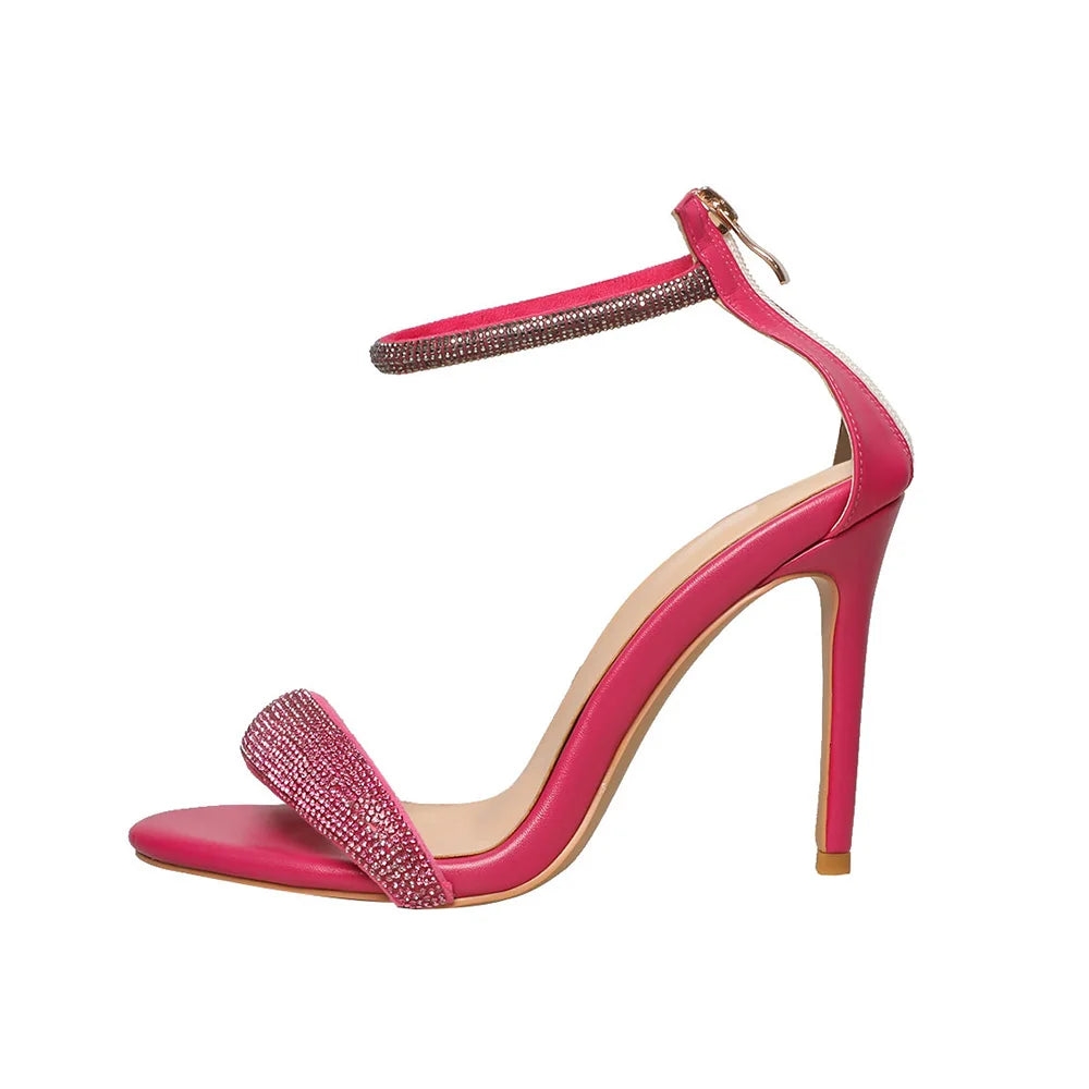 Sandales à Talons Dorées Élégance 2025 – GlowMis Collection