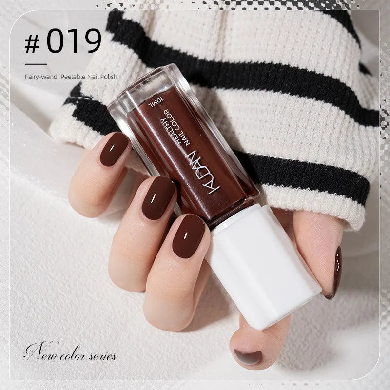 Vernis à Ongles Peel-Off à Base d’Eau – 40 Couleurs