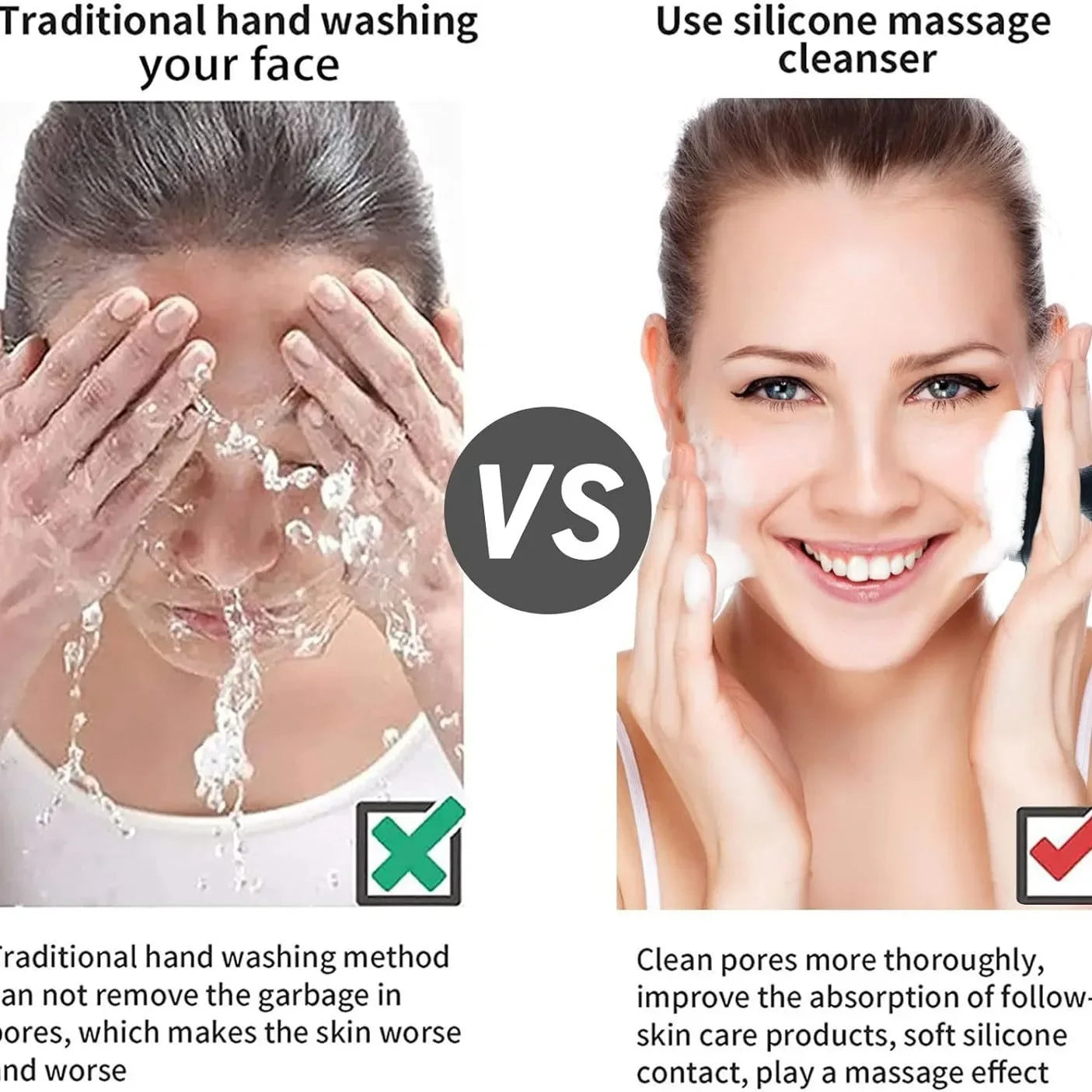 Brosse Nettoyante Visage – GlowMis™ | Peau Propre & Lumineuse