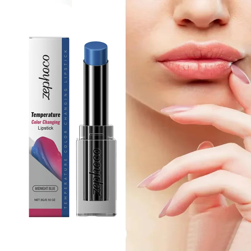 Baume à Lèvres Magique Bleu Nuit – Changement de Couleur