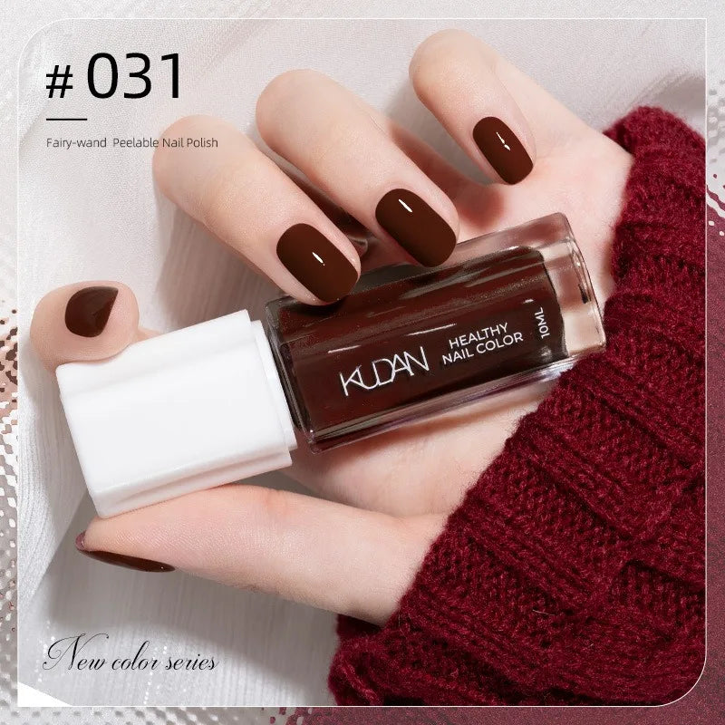 Vernis à Ongles Peel-Off à Base d’Eau – 40 Couleurs