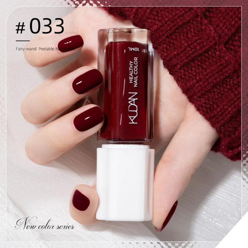 Vernis à Ongles Peel-Off à Base d’Eau – 40 Couleurs