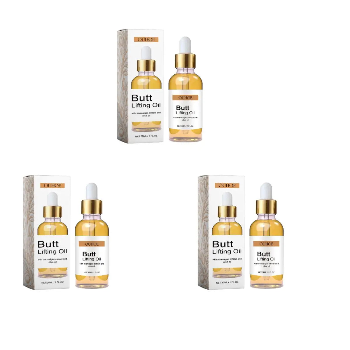 Huile Lifting & Fermeté pour Fesses et Hanches