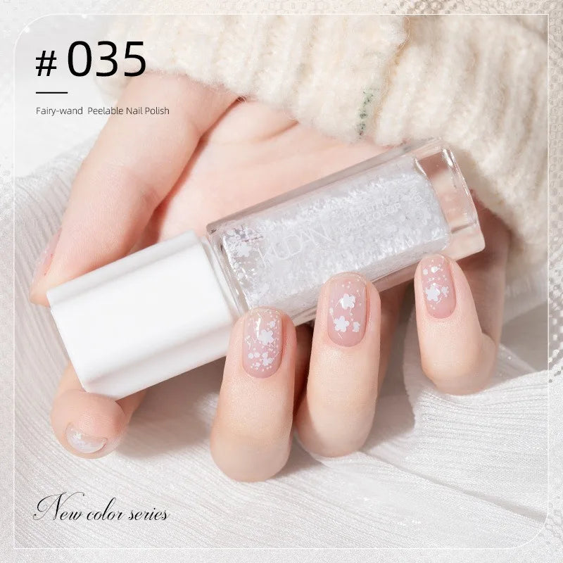 Vernis à Ongles Peel-Off à Base d’Eau – 40 Couleurs