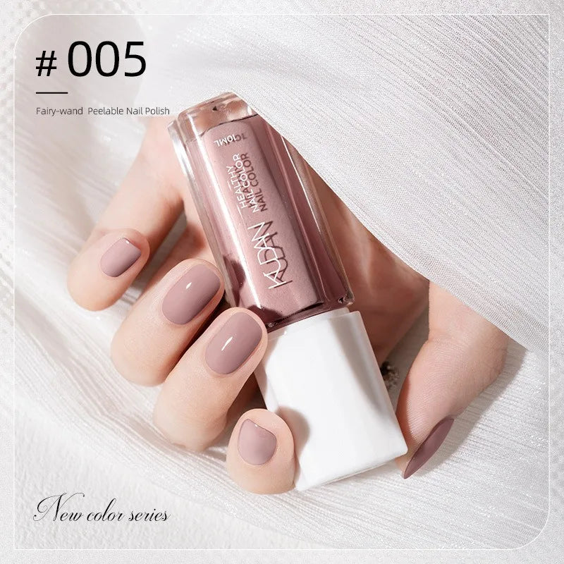 Vernis à Ongles Peel-Off à Base d’Eau – 40 Couleurs