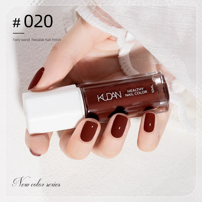 Vernis à Ongles Peel-Off à Base d’Eau – 40 Couleurs